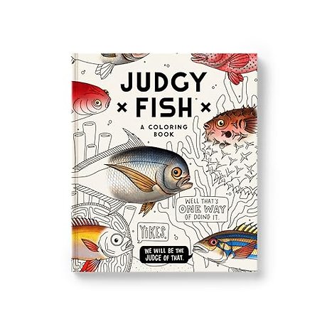 Judgy Fish Coloring Book
