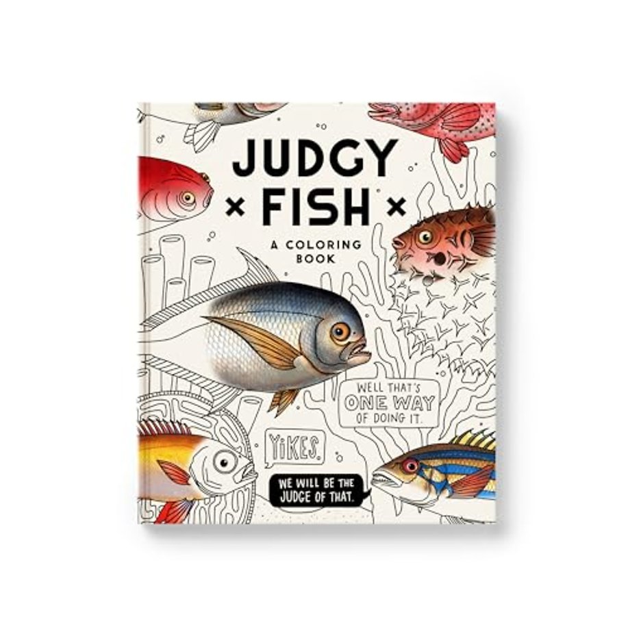 Judgy Fish Coloring Book