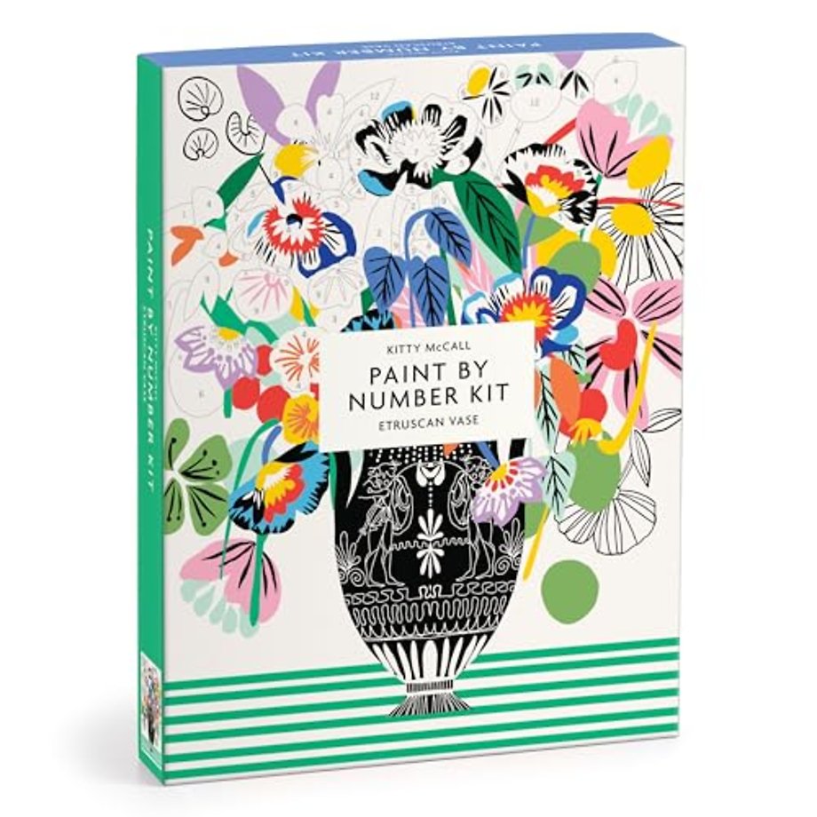 Kitty McCall Etruscan Vase 9 x 12" Paint by Number Kit