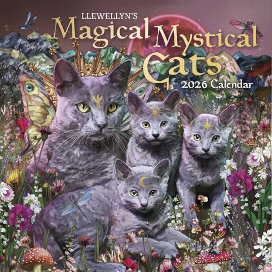 Llewellyn's 2026 Magical Mystical Cats Calendar