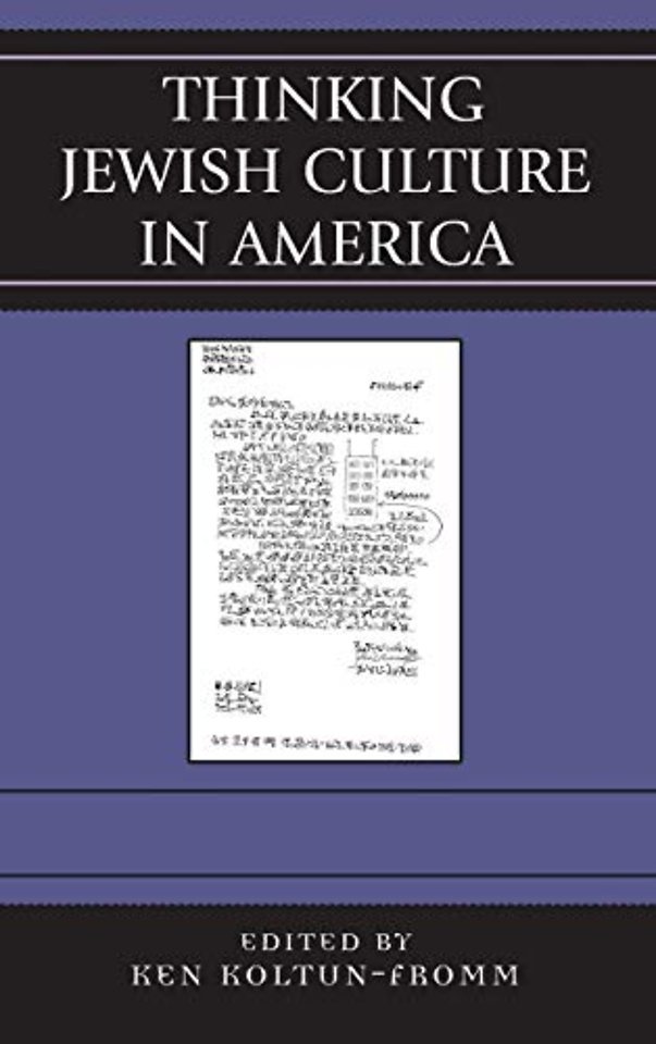 Thinking Jewish Culture in America