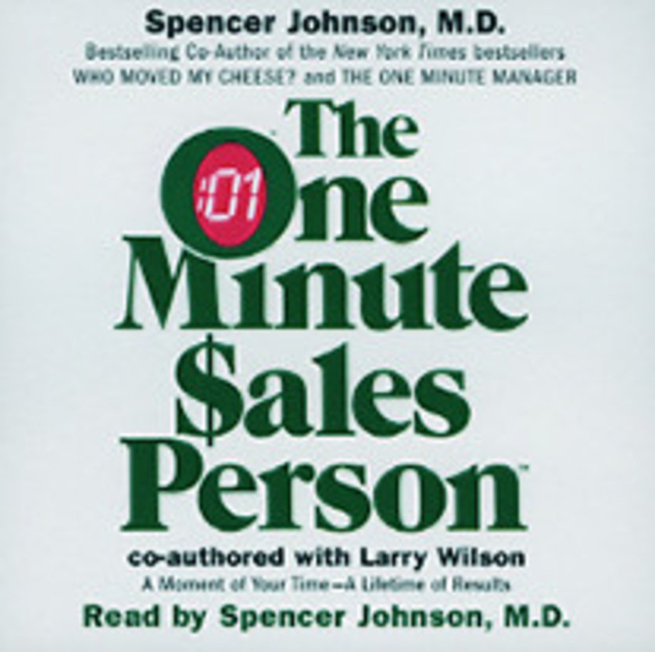 The One Minute Sales Person (1 audio-cd) The One Minute Sales Person (1 audio-cd)