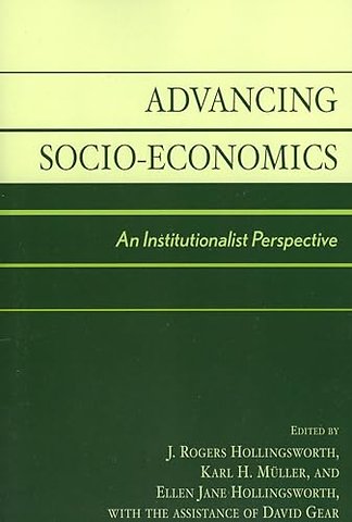 Advancing Socio-Economics