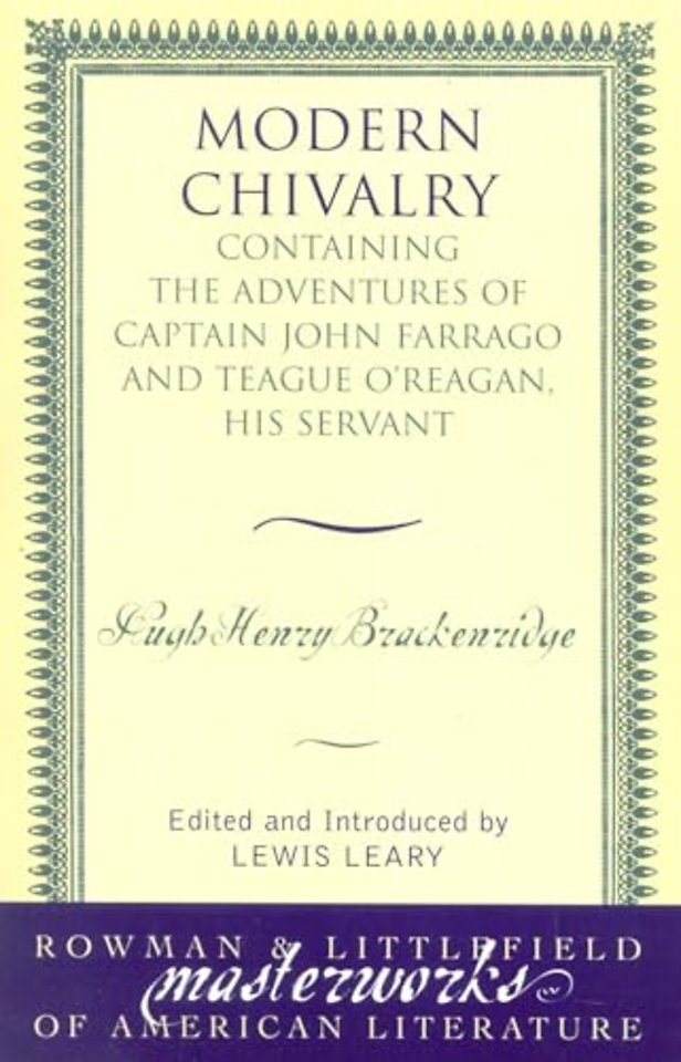 Modern Chivalry