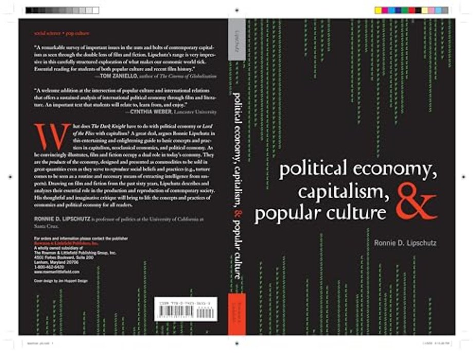 Political Economy, Capitalism, and Popular Culture