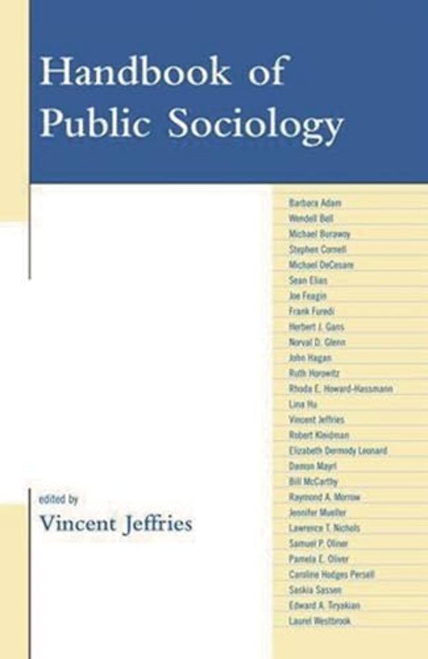 Handbook of Public Sociology