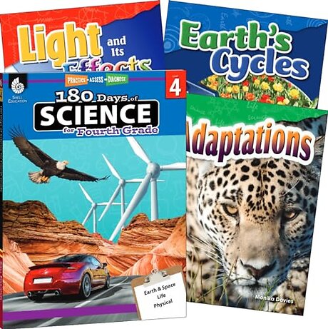 Learn-at-Home: Science Bundle Grade 4: 4-Book Set