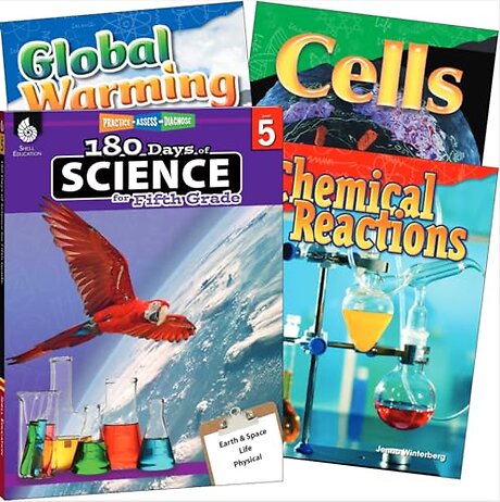 Learn-at-Home: Science Bundle Grade 5: 4-Book Set