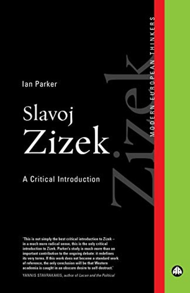 Slavoj Zizek – An Introduction