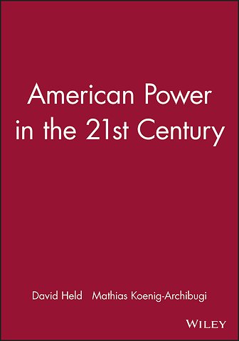 American Power in the 21st Century