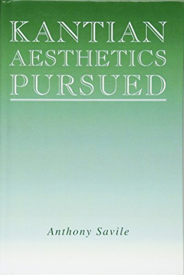 Kantian Aesthetics Pursued