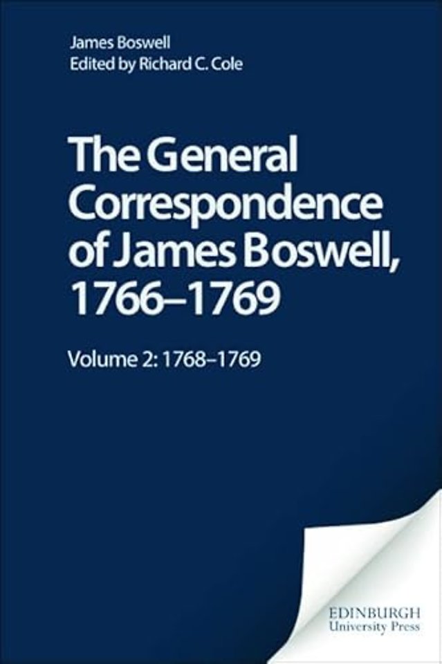 The General Correspondence of James Boswell, 1766–1769