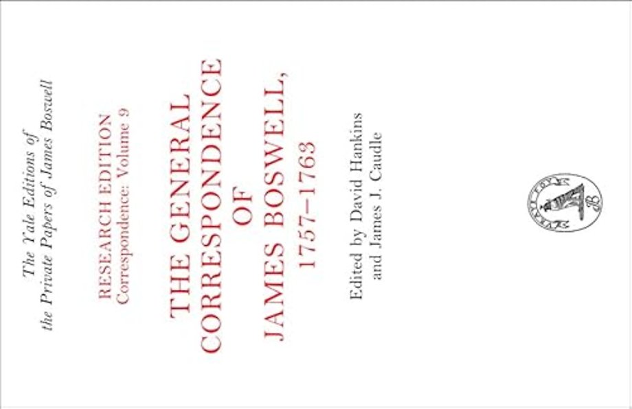 The General Correspondence of James Boswell, 1757–1763