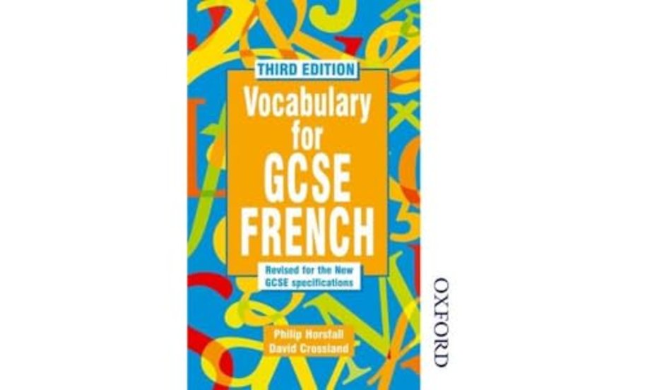 Vocabulary for GCSE French