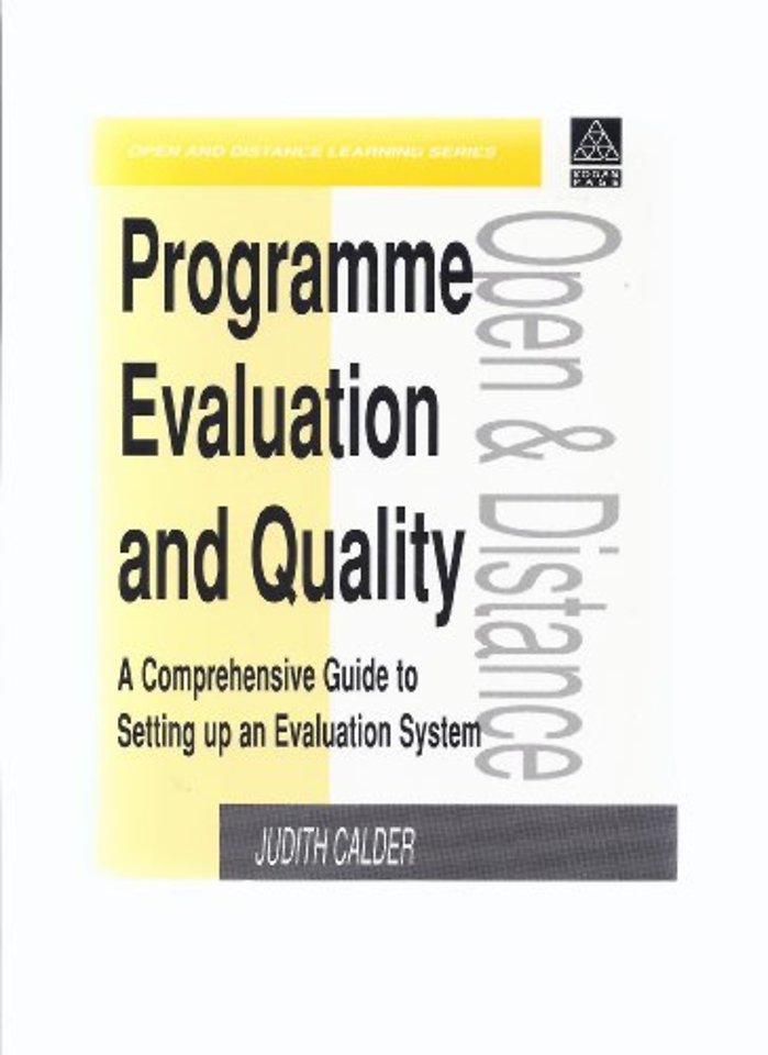 Programme Evaluation and Quality