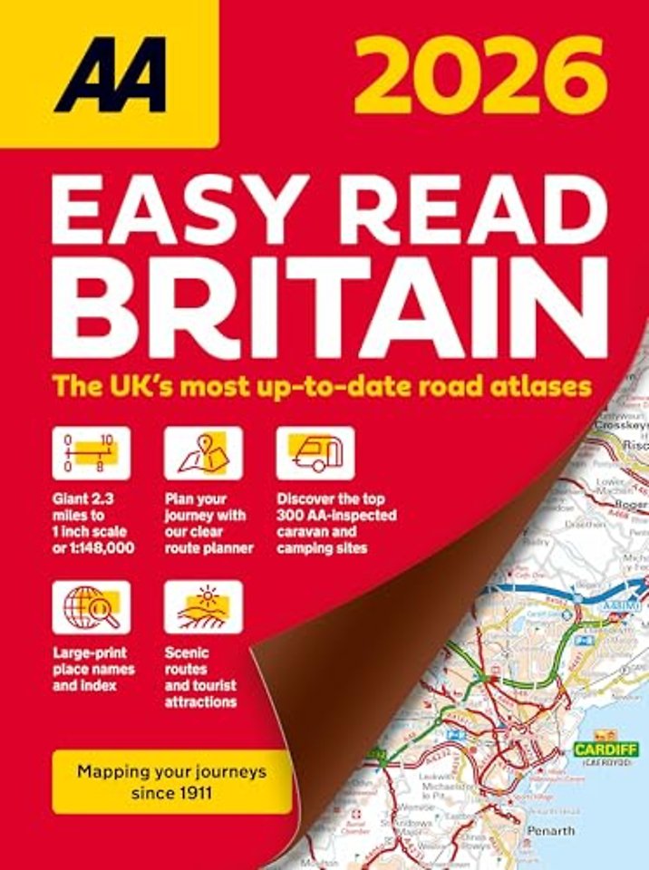 AA Easy Read Atlas Britain 2026