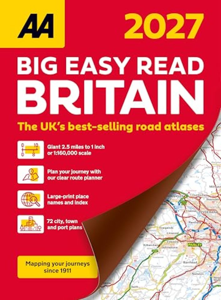 AA Big Easy Read Atlas Britain 2027