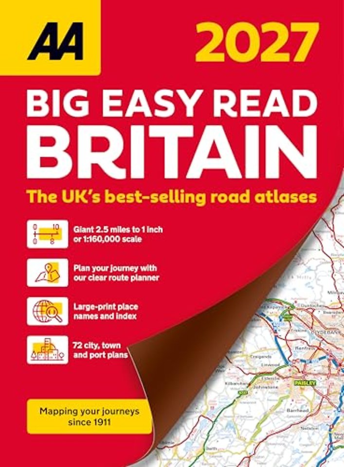 AA Big Easy Read Atlas Britain 2027