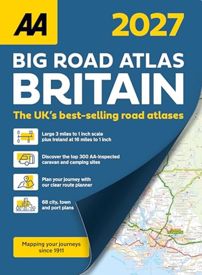 AA Big Road Atlas Britain 2027