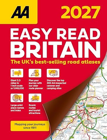 AA Easy Read Atlas Britain 2027