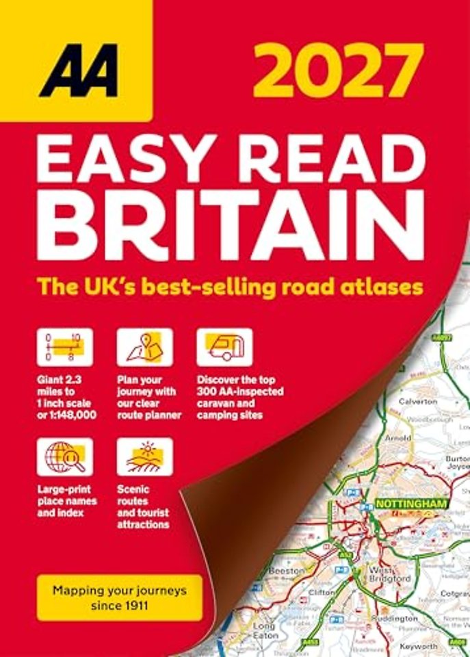 AA Easy Read Atlas Britain 2027