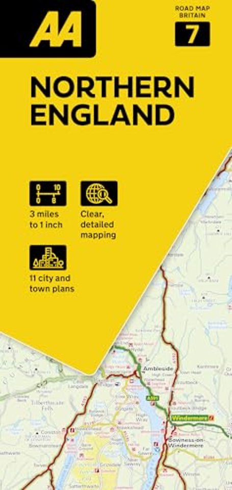 AA Road Map Northern England