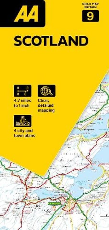AA Road Map Scotland