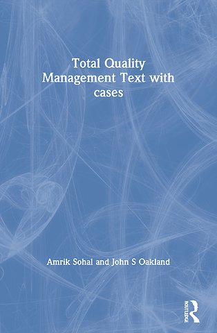 Total Quality Management Text with cases