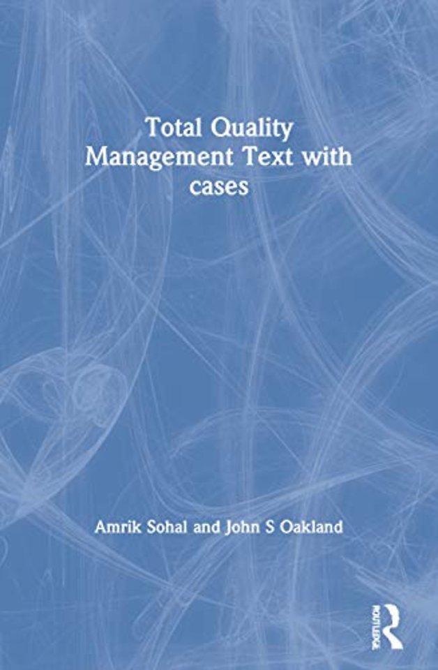Total Quality Management Text with cases