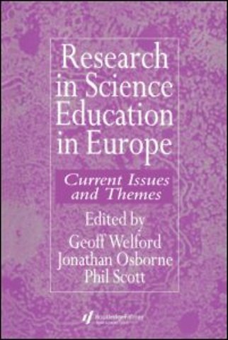 Research in science education in Europe