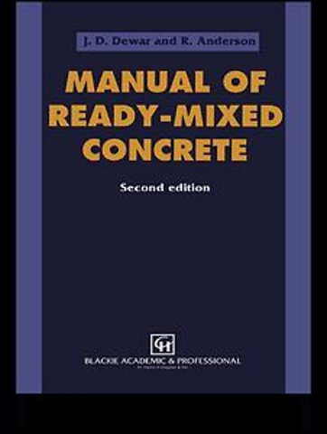 Manual of Ready-Mixed Concrete