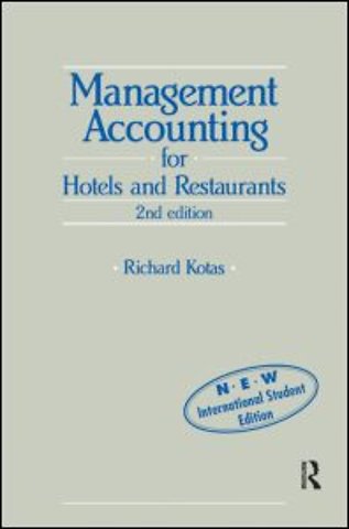 Management Accounting for Hotels and Restaurants