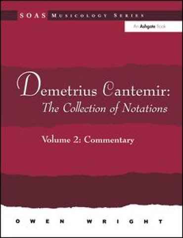 Demetrius Cantemir: The Collection of Notations