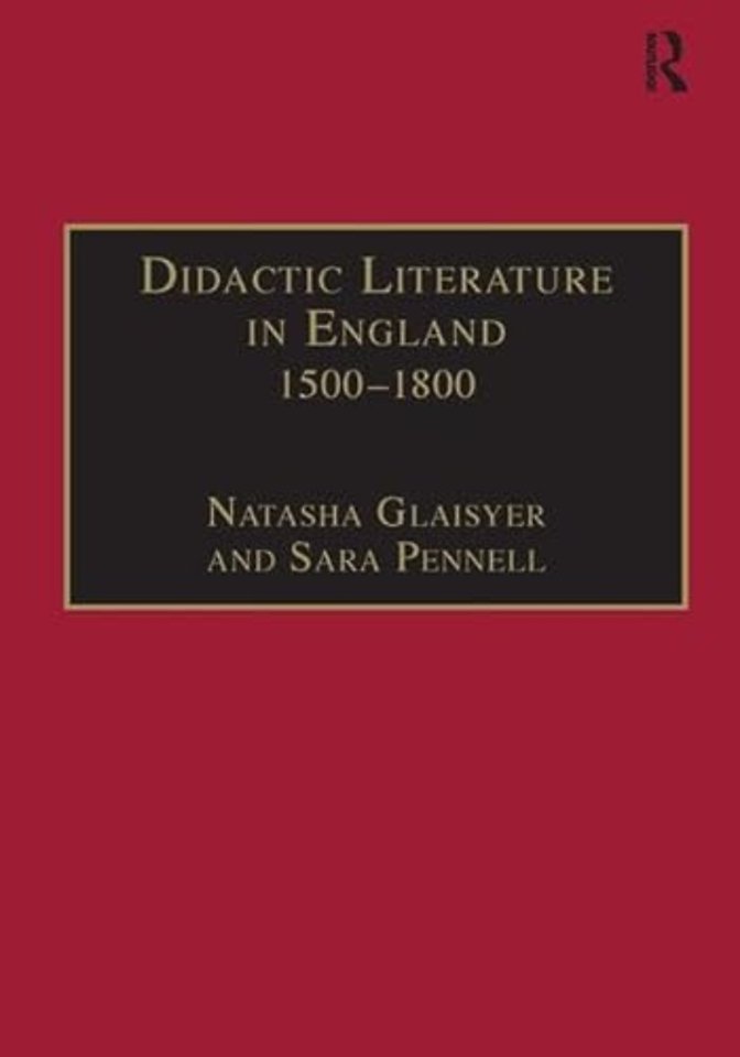Didactic Literature in England 1500–1800