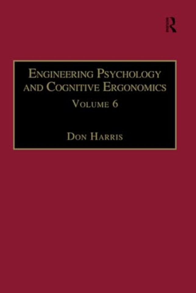 Engineering Psychology and Cognitive Ergonomics