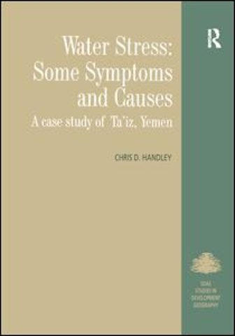 Water Stress: Some Symptoms and Causes