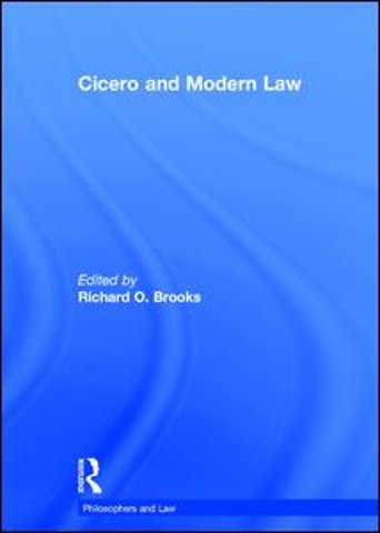 Cicero and Modern Law