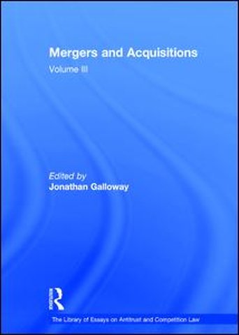 Library of Essays on Antitrust and Competition Law