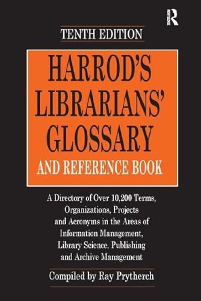Harrod's Librarians' Glossary and Reference Book