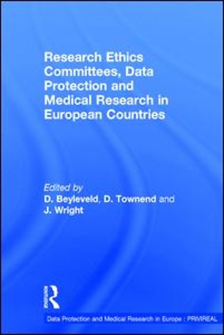 Research Ethics Committees, Data Protection and Medical Research in European Countries