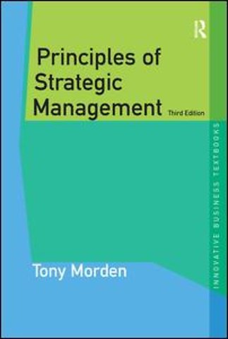 Principles of Strategic Management