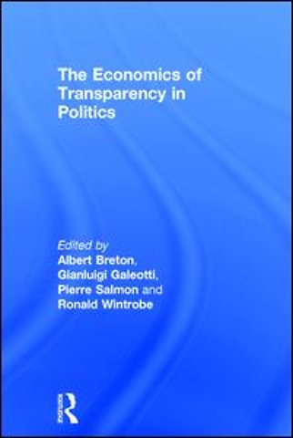 Economics of Transparency in Politics
