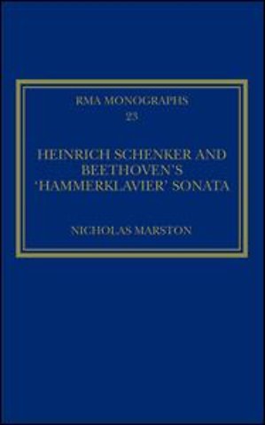 Heinrich Schenker and Beethoven's 'Hammerklavier' Sonata