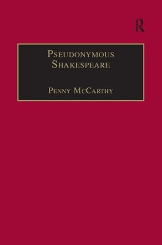 Pseudonymous Shakespeare
