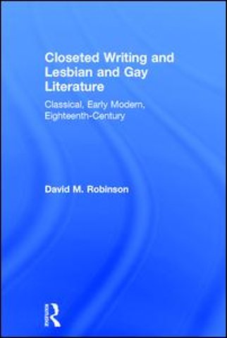 Closeted Writing and Lesbian and Gay Literature