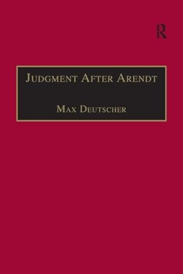 Judgment After Arendt