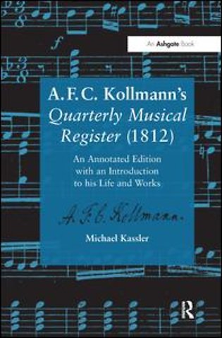 A.F.C. Kollmann's Quarterly Musical Register (1812)