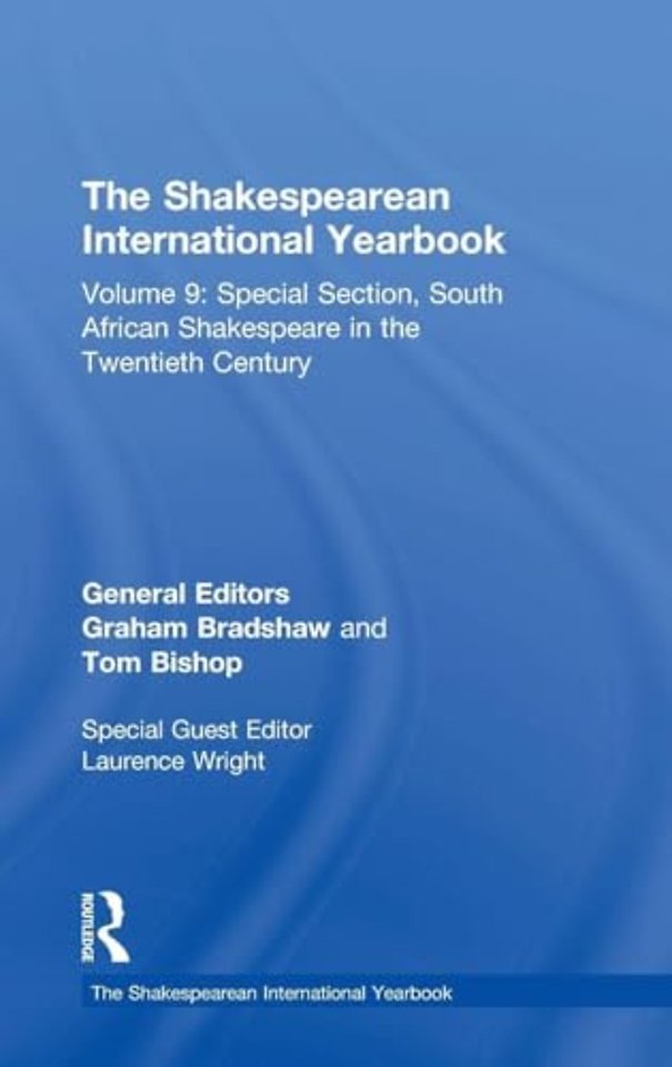 Shakespearean International Yearbook