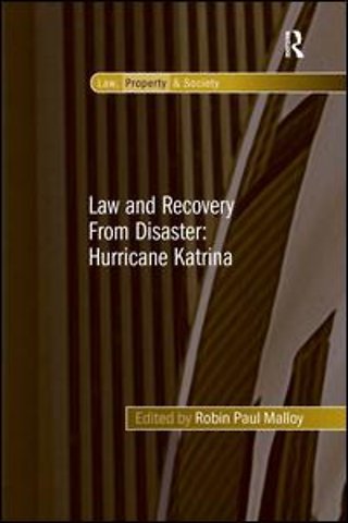 Law and Recovery From Disaster: Hurricane Katrina