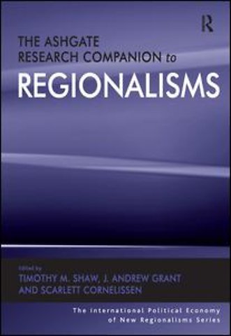 Ashgate Research Companion to Regionalisms